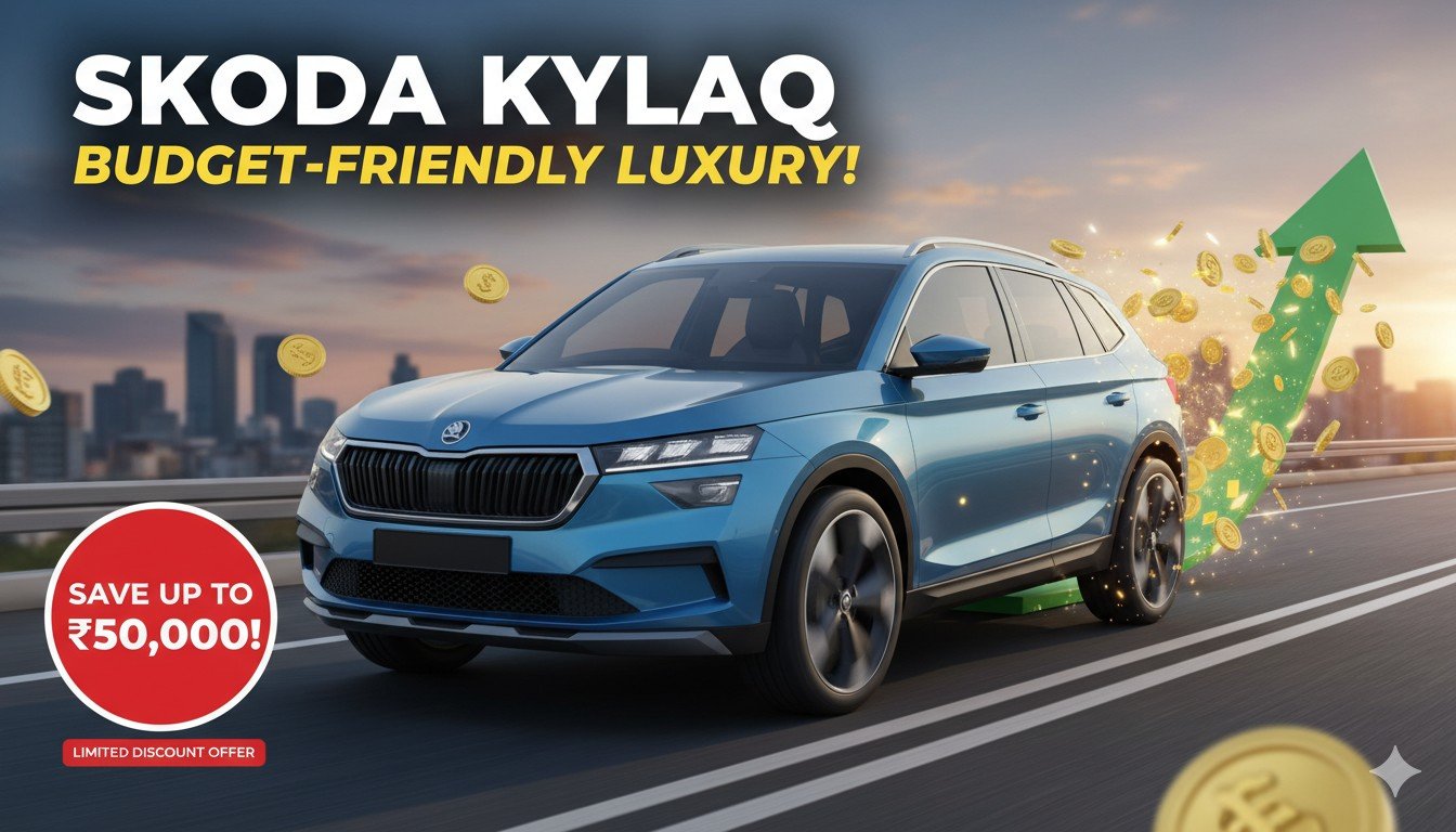 Skoda Kylaq कॉम्पैक्ट SUV डिस्काउंट ऑफर के साथ, ₹50,000 तक बचत