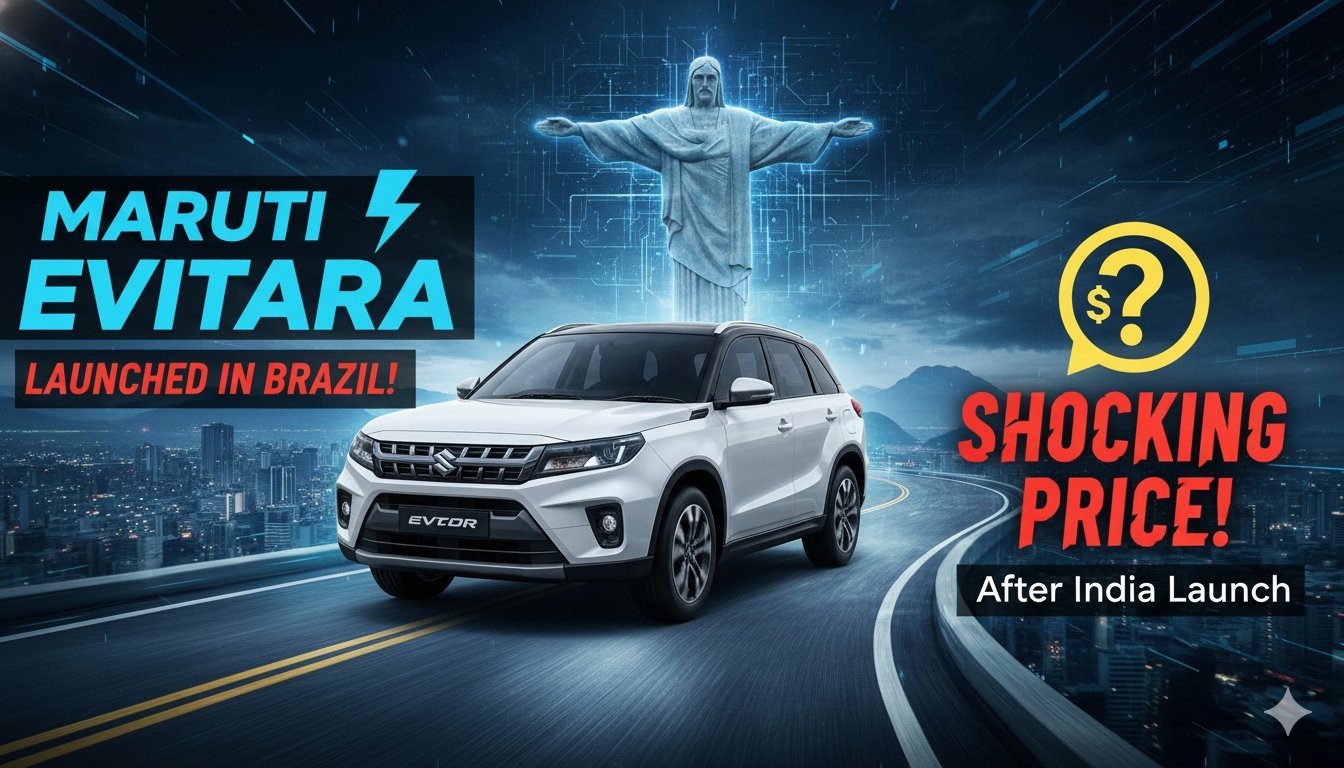 Maruti Suzuki eVitara इलेक्ट्रिक SUV ब्राजील में लॉन्च, कीमत 48 लाख रुपये के बराबर